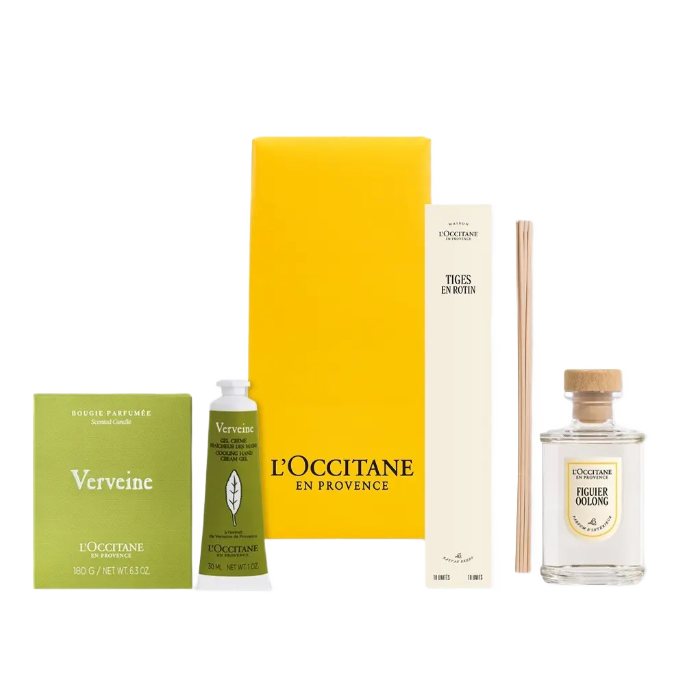 Mine Çiçeği & Sandal Ağacı Oda Kokusu Hediye Seti- Verveine & Santal Home Diffuser Gifting Kit