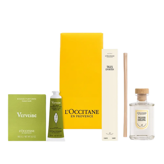 Mine Çiçeği & Sandal Ağacı Oda Kokusu Hediye Seti- Verveine & Santal Home Diffuser Gifting Kit