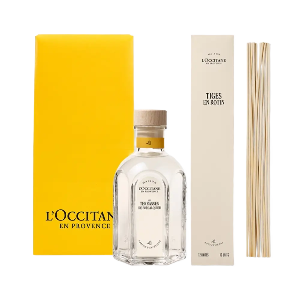 Les Terrasses de Forcalquier Oda Kokusu Hediye Seti - Les Terrasses de Forcalquier Home Diffuser Gifting Kit