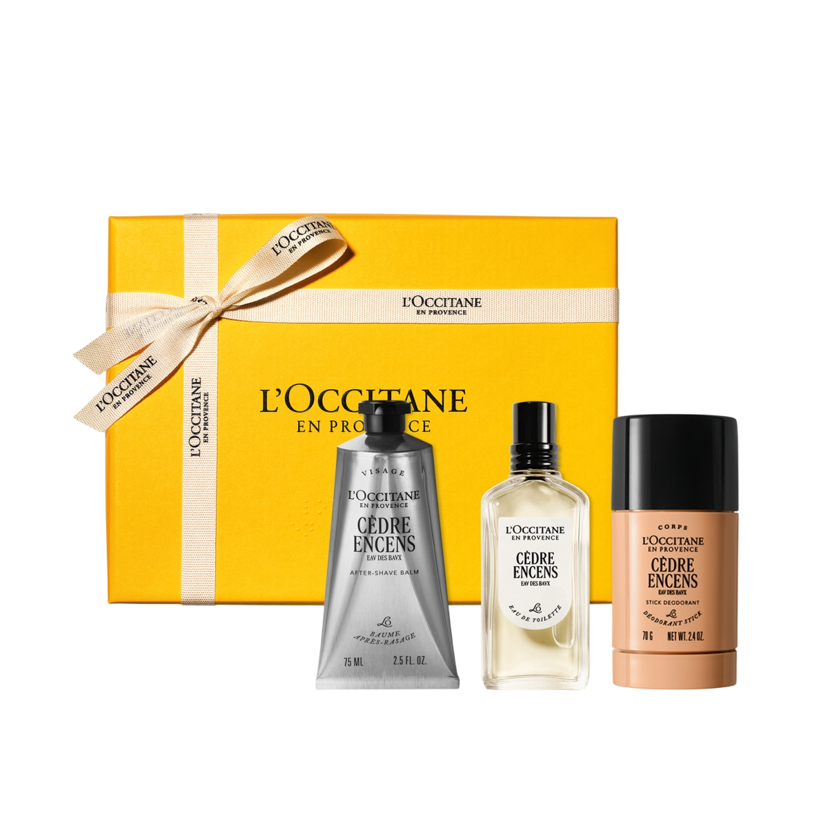Cèdre Encens (Baux) Perfume Gift Set - Cèdre Encens Parfüm Bakım Hediye Seti