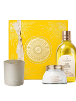 Almond Night Body Care & Candle Gift Set - Almond Night Vücut Bakım & Mum Hediye Seti