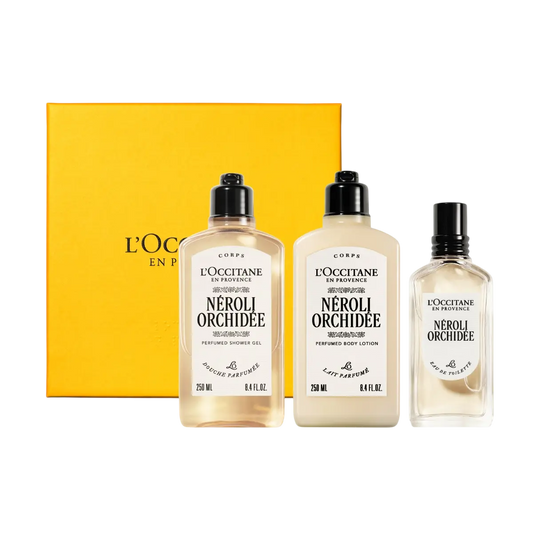 Neroli & Orchidee Perfume & Body Care Gift Set - Portakal Çiçeği & Orkide Parfüm & Vücut Bakım Hediye Seti