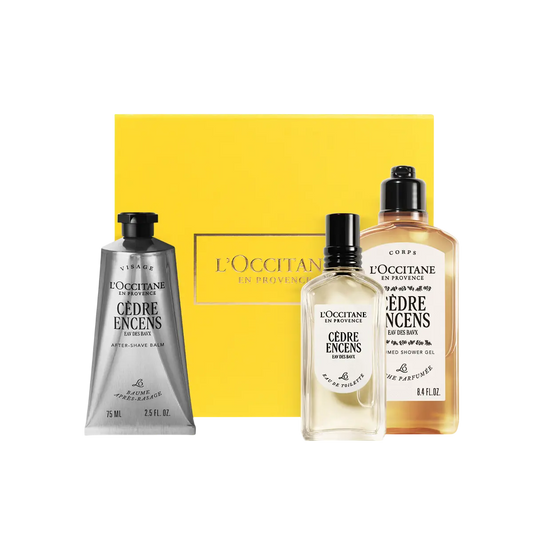 Cèdre Encens (Baux) Perfume & Body Care Gift Set - Cèdre Encens Parfüm & Vücut Bakım Hediye Seti