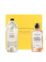 Fleurs de Cerisier - Cherry Shower Gel & Refill Duo - Kiraz Çiçeği Duş Jeli & Ekonomik Yedek İkilisi