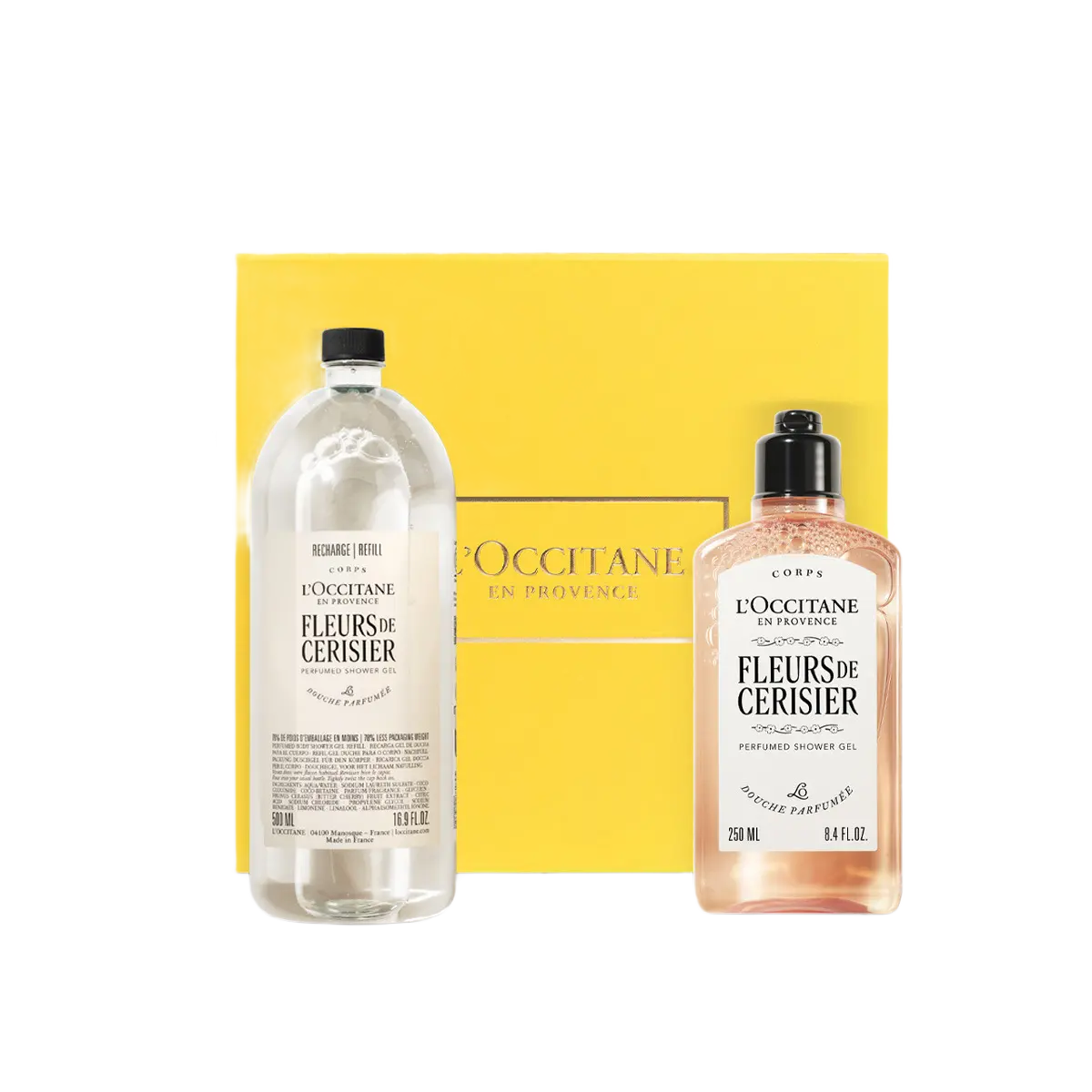 Fleurs de Cerisier - Cherry Shower Gel & Refill Duo - Kiraz Çiçeği Duş Jeli & Ekonomik Yedek İkilisi