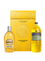 Almond Shower Oil & Refill Duo - Badem Duş Yağı & Ekonomik Yedek İkilisi