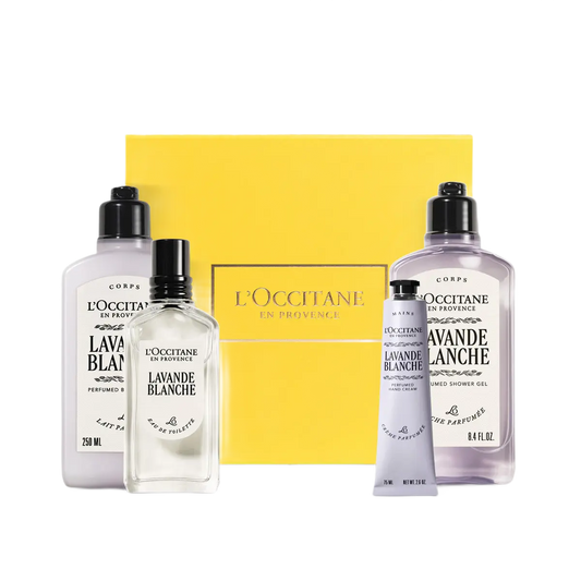 Lavande Blanche - White Lavender Perfume & Body Care Gift Set - Beyaz Lavanta Parfüm & Vücut Bakım Hediye Seti