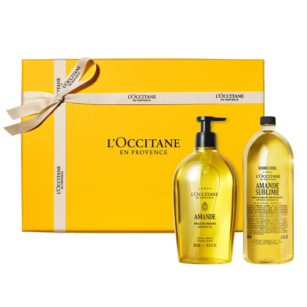 Almond Duş Yağı & Refill İkilisi - Almond Shower Oil & Refill Duo