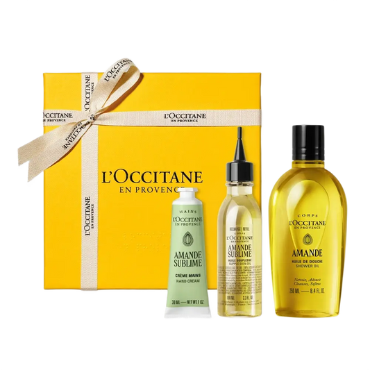 Almond Vücut Bakım Hediye Seti Üçlüsü - Almond Body Care Gifting Kit