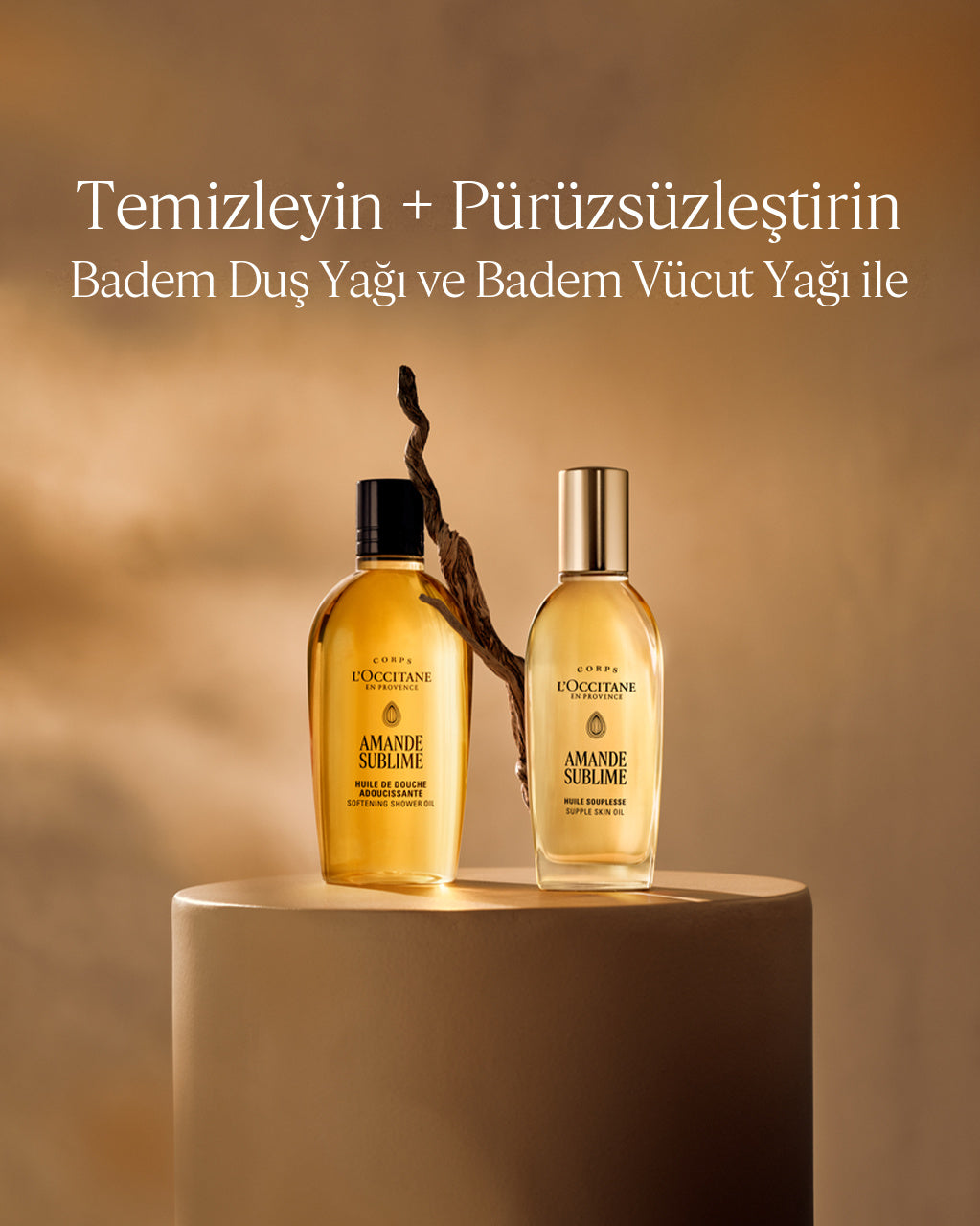 Badem Duş Yağı Eko-Yedek