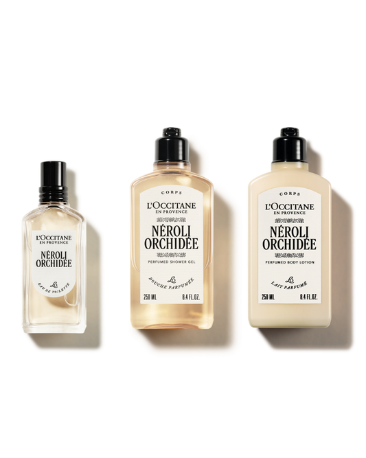 Neroli & Orchidee Perfume & Body Care Gift Set - Portakal Çiçeği & Orkide Parfüm & Vücut Bakım Hediye Seti