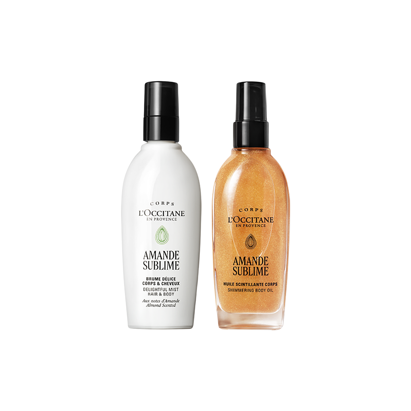 Almond Vücut & Saç Bakım İkilisi - Almond Body & Hair Care Duo