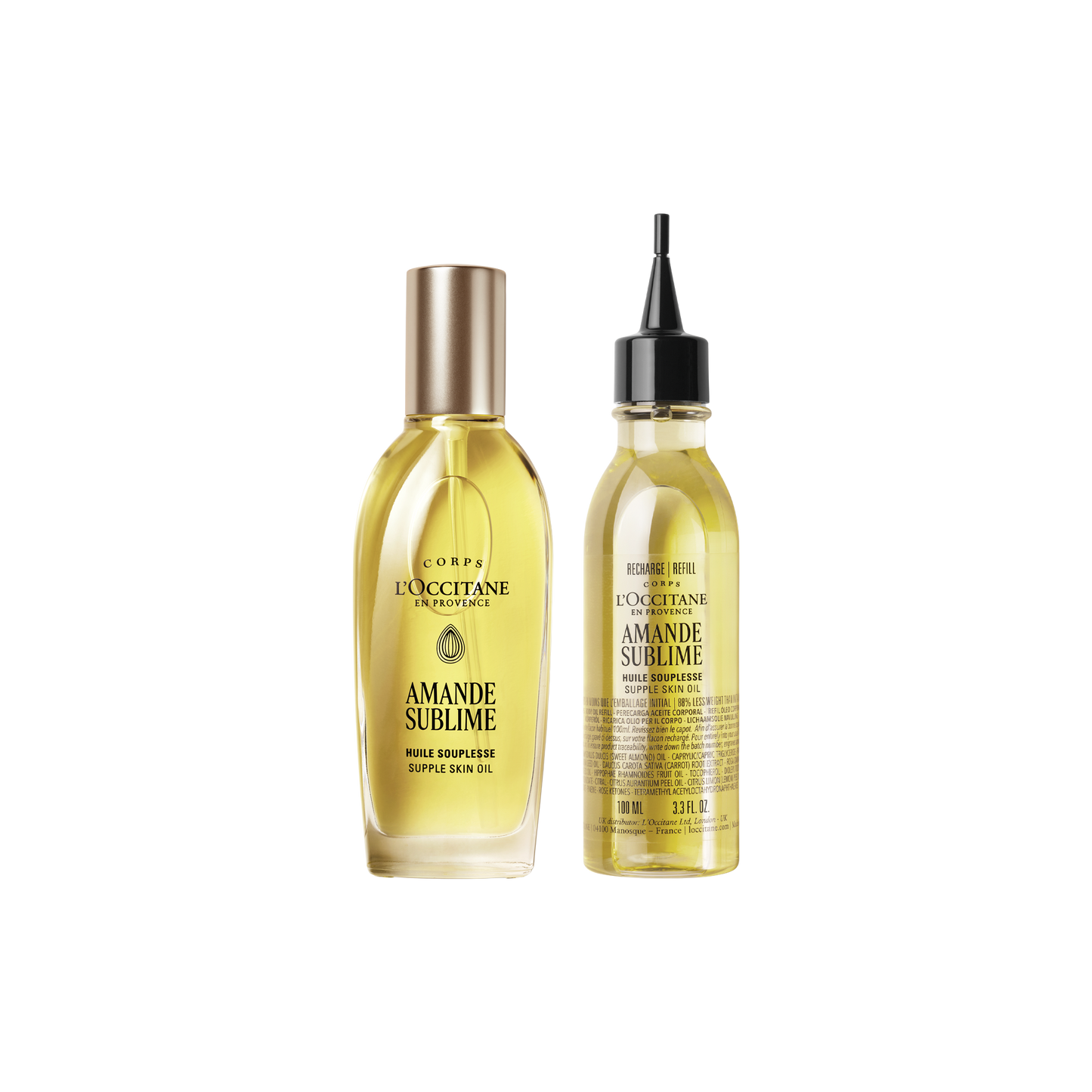 Almond Vücut Yağı ve Refill İkilisi - Almond Body Oil & Refill Duo