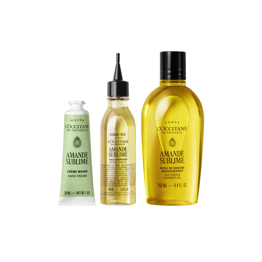 Almond Vücut Bakım Hediye Seti Üçlüsü - Almond Body Care Gifting Kit
