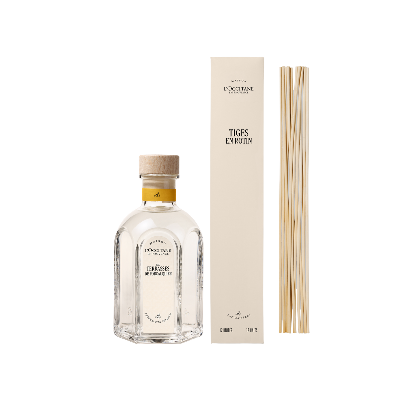 Les Terrasses de Forcalquier Oda Kokusu Hediye Seti - Les Terrasses de Forcalquier Home Diffuser Gifting Kit