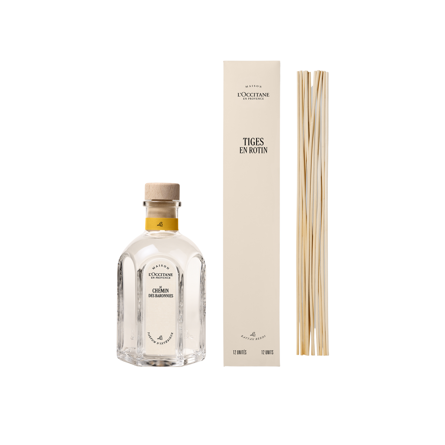 Le Chemin des Baronnies Orta Boy Oda Kokusu Hediye Seti - Le Chemin des Baronnies Mid Size Home Diffuser Gifting Kit