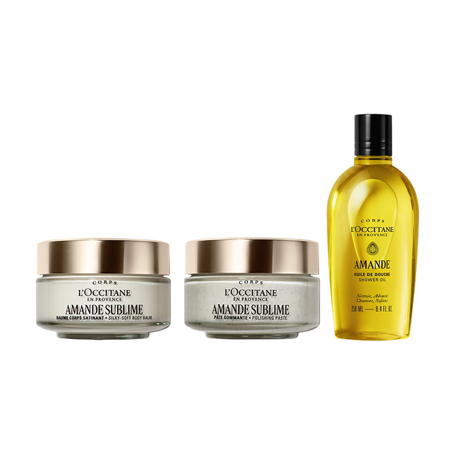 Almond Duş Bakım Seti - Almond Shower Care Kit