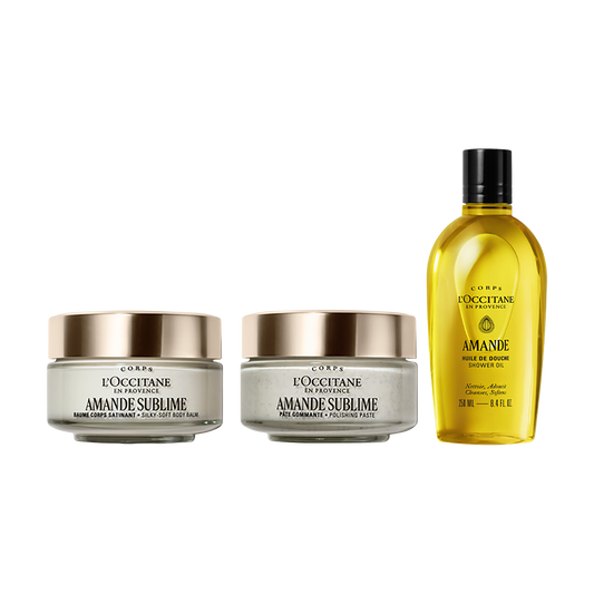 Almond Duş Bakım Seti - Almond Shower Care Kit