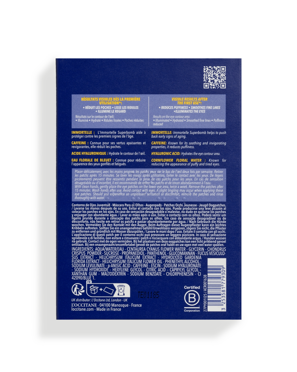 Immortelle Precious Eye Patches - Immortelle Precious Göz Pedleri