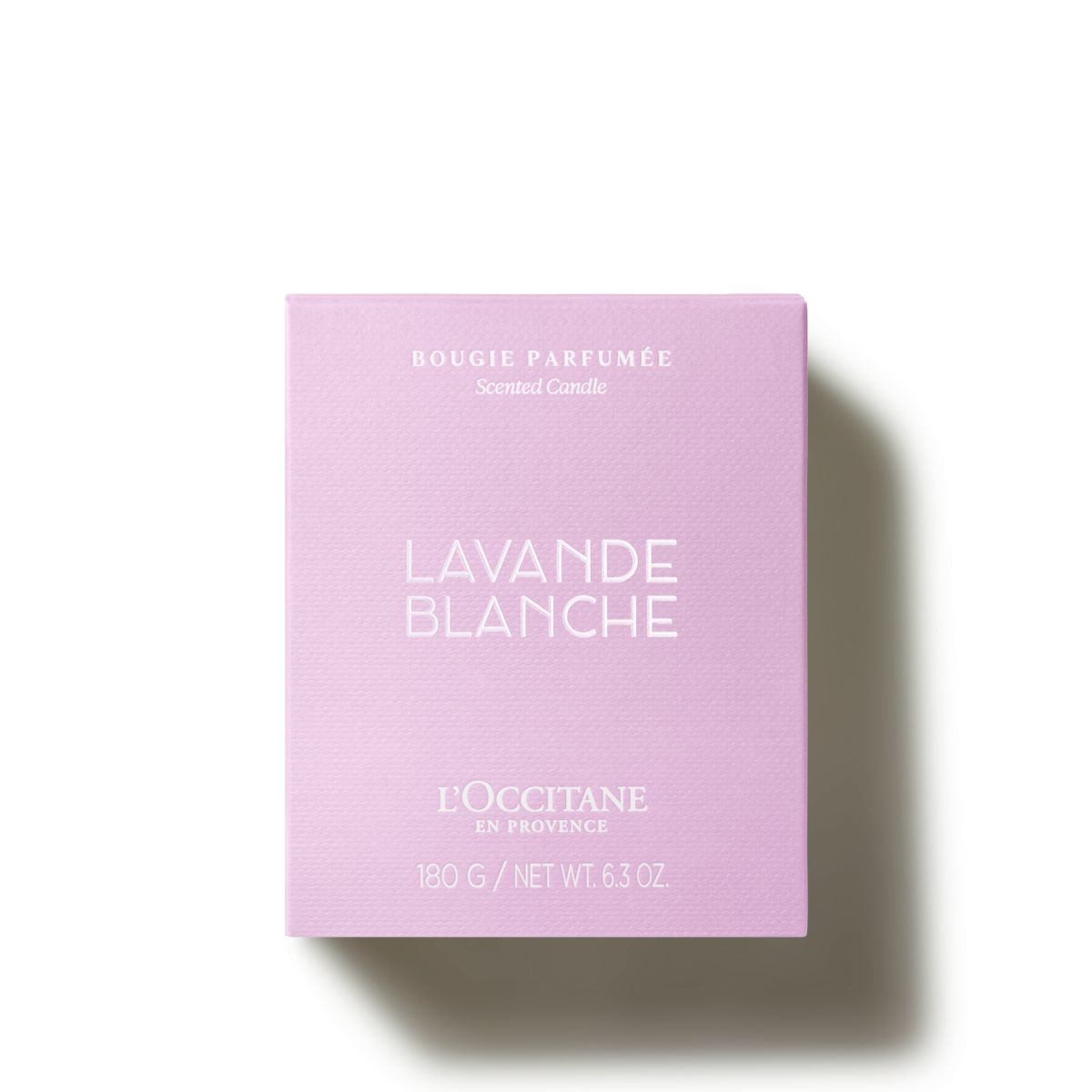White Lavender Candle - Beyaz Lavanta Mum